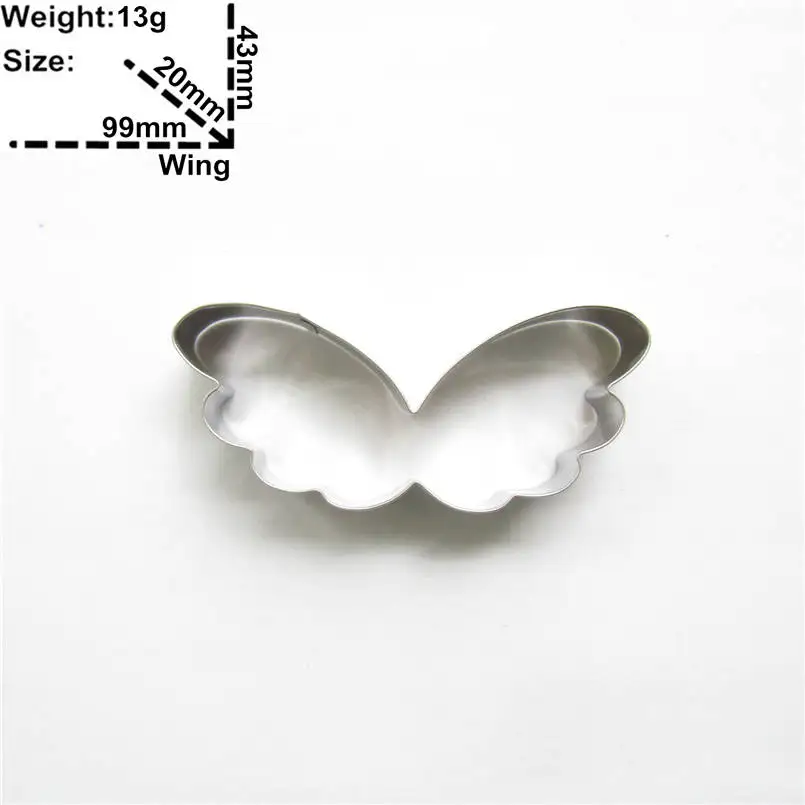 Прямая продажа формы в форме крыльев ангела для украшения торта инструменты