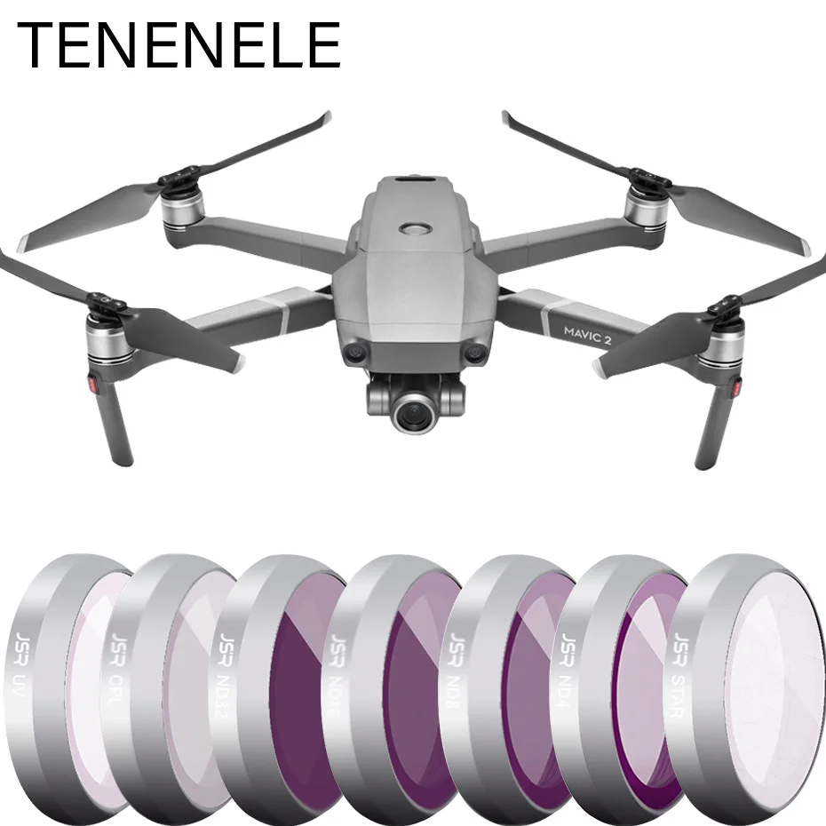 TENENELE для Mavic2 Zoom фильтр дрона ND4/8/16/32 фильтры камеры DJI Mavic 2 поляризационный