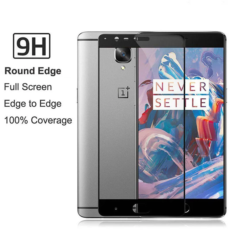 3D полное покрытие закаленное стекло для Oneplus 6 T One Plus 3 5 1 + экран Защитная пленка