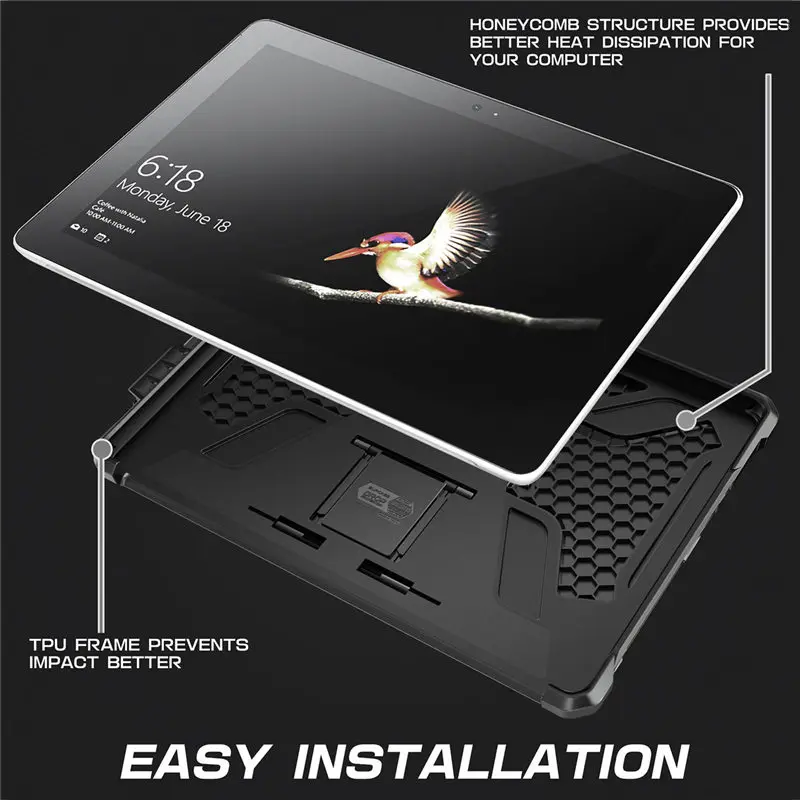 Чехол SUP для Microsoft Surface Go 2 Чехол/Чехол чехол UB PRO со встроенной подставкой и