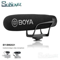 boya by bm2021 super cardioid shotgun video microphone for dslr camera canon nikon sony panasonic camcorder smartphone