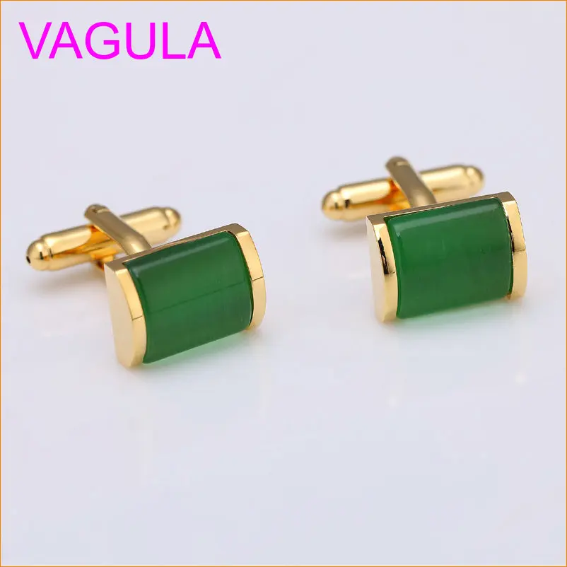 gold Лидер продаж роскошные запонки подарки запонки Catseye cufflings адвокат жених свадьба манжеты 10163 - Окраска металла: gold