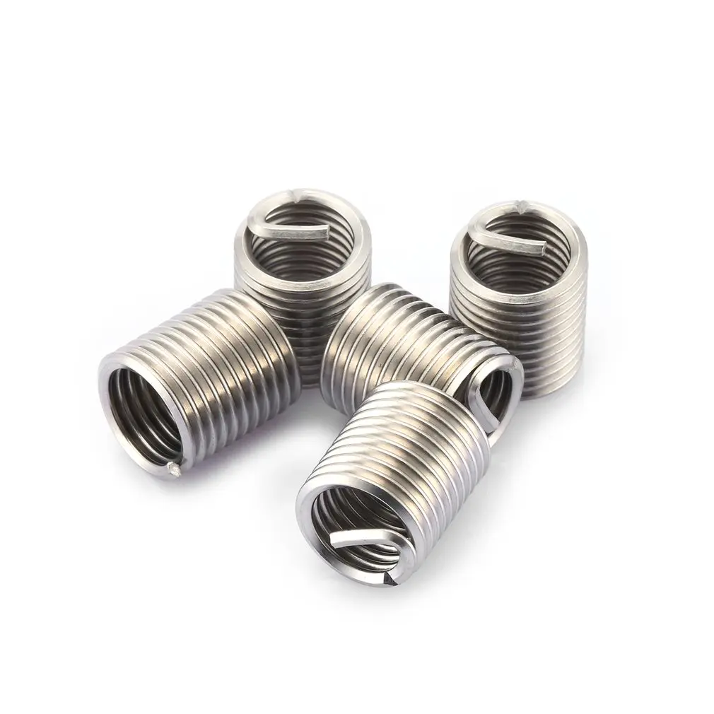 60PCS Thread Insert Set M3/4/5/6/8/10/12 Repair Kit for Helicoil Repairing Tools High Strength & Hardness |