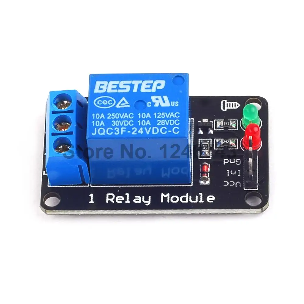 1 шт. канальный релейный модуль 24 В лампа низкого уровня для управления бытовой