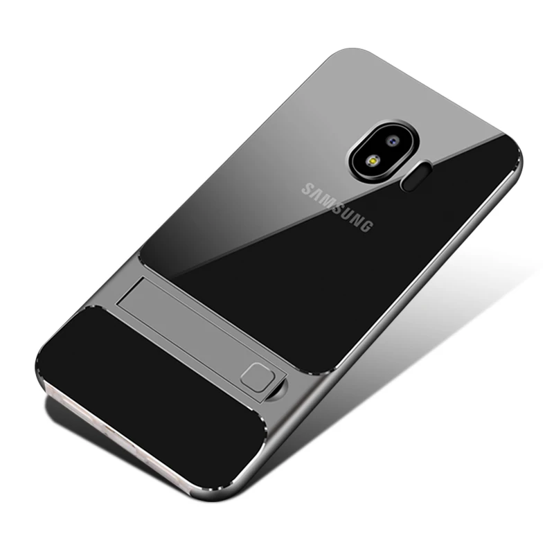 Чехол для Samsung Galaxy J2 Pro 2018 J250F SM-J250F чехол ударопрочный ТПУ прозрачный с подставкой