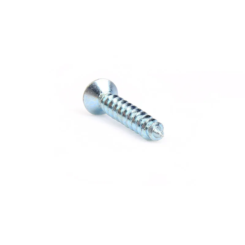 30Pcs M5*12/16/20/25/30/35/40/50mm Length Phillips Cross Countersunk head self-tapping screws Blue zinc plus hard wood bolts |