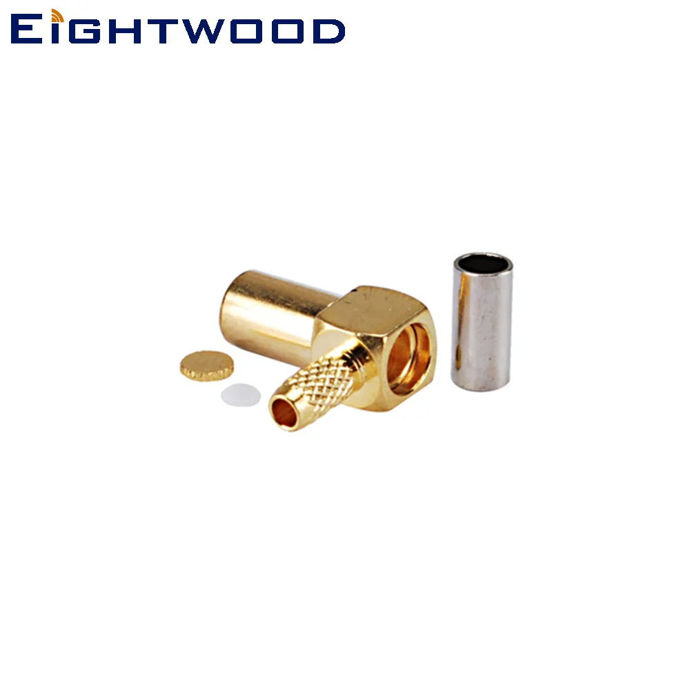 Eightwood 5 шт. DAB + антенна SSMB обжимной разъем Женский RF коаксиальный кабель RG316 правый