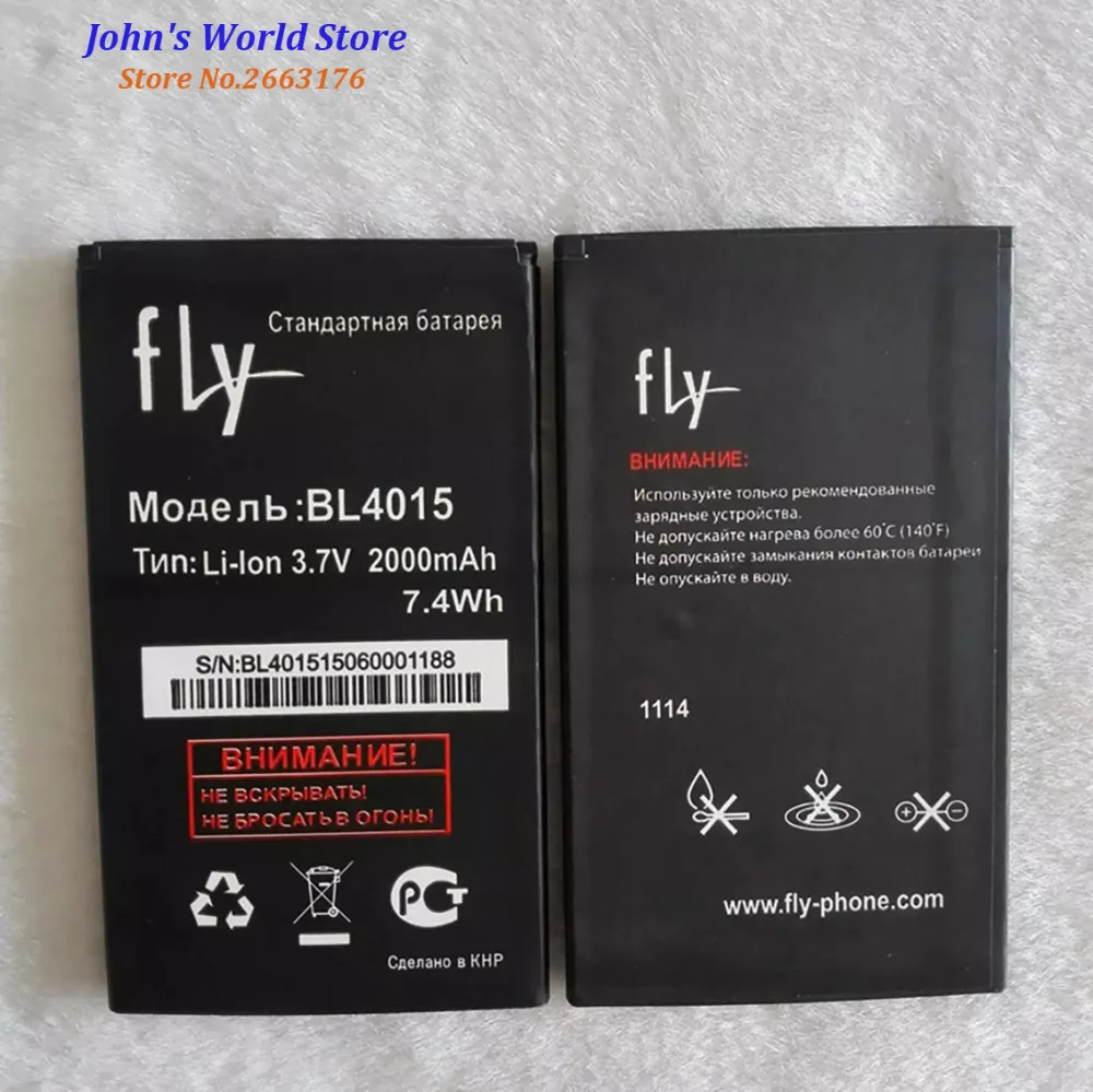 2019 высокое качество BL4015 батарея для Fly IQ440 IQ 440 Li-Ion 2000mAh Мобильный телефон Bateria Batterie