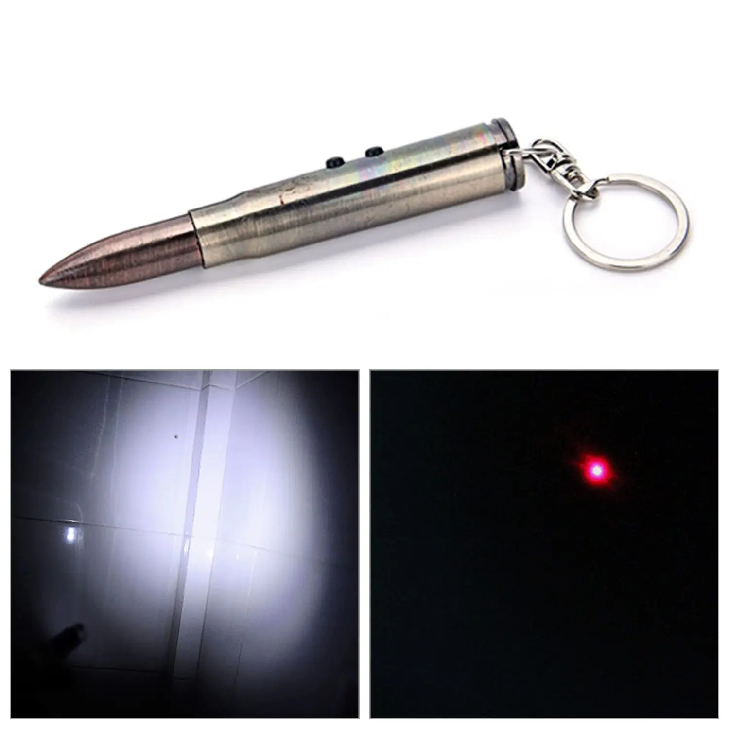 LED Survival Multifunction 4in1 Infrared Laser + Light Life-Saving Hammer Ball Pen Auto Defense Camping Kit Keychain |