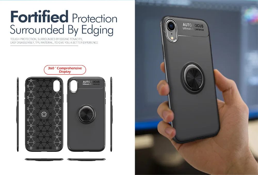 Роскошный Матовый чехол для iphone 9 10X8 7 6 мягкий силиконовый из углеродного волокна