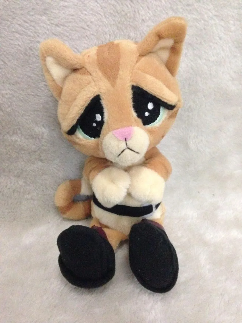 Шрек плюшевые Новый Супер Симпатичные Кот Ботинки 20 см Аутентичные Мягкие