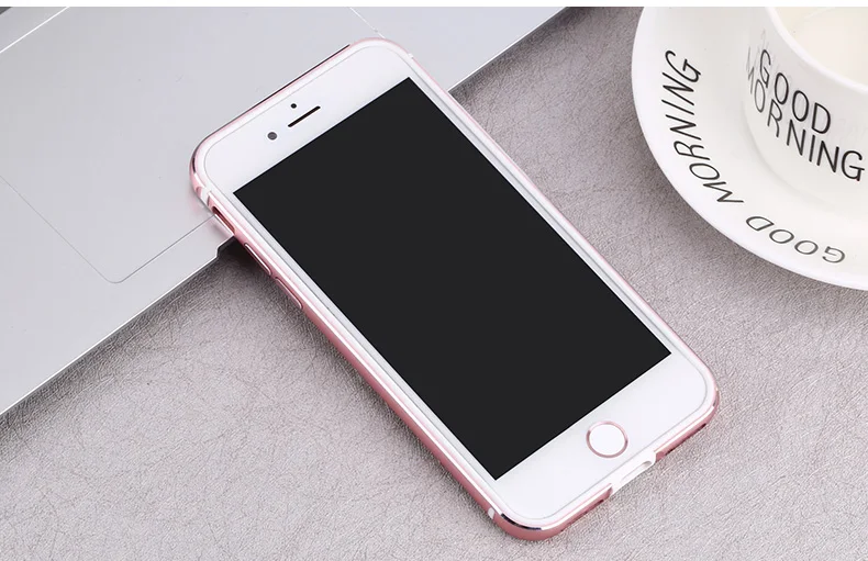 CAPSSICUM креативный чехол-бампер для iphone 7 8 Plus, мягкий ТПУ Жесткий алюминиевый оправа из металлического сплава, Роскошный чехол для iphone 7Plus 8 Plus