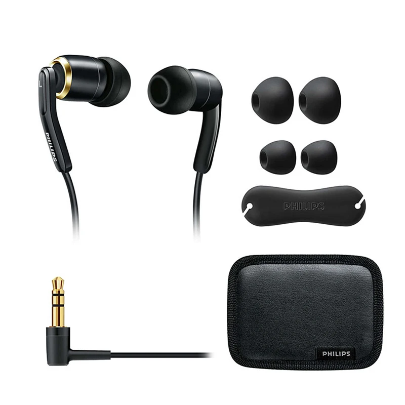 Оригинальная Проводная гарнитура Philips SHE9730 с черным/белым корпусом