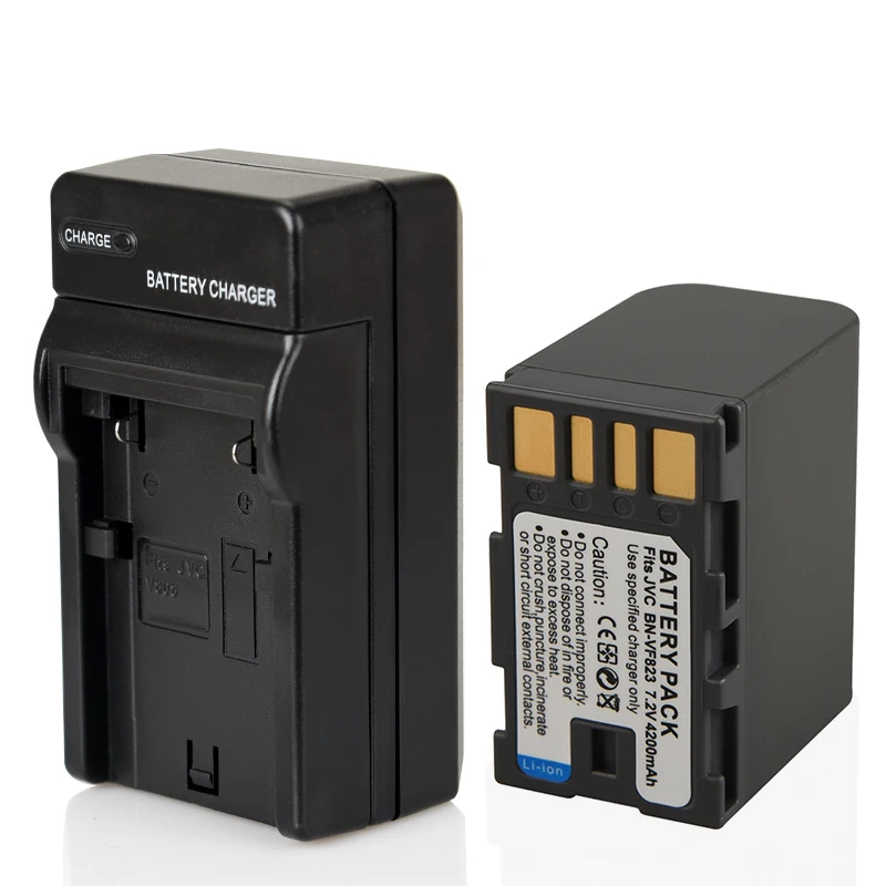 

1 шт. 4200 мАч BN-VF823 VF823U батарея + зарядное устройство для JVC GZ-HD7 MG575 MG555 HD3 MG255 MG155 MG135 MG130 MG175 MG150 GR-D750 D760