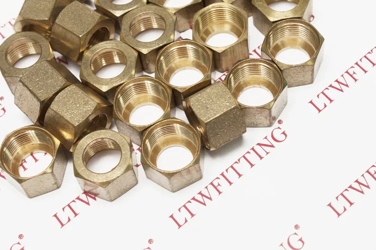 LTWFITTING 7/16 &quotлатунная компрессионная гайка латунный Компрессионный фитинг|brass