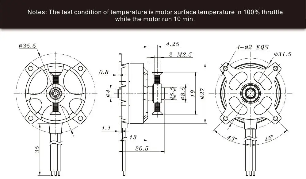 1 шт. Sunnysky X2204 KV1480/KV1800 бесщеточный двигатель для радиоуправляемого вертолета самолета квадрокоптера