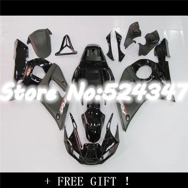 Инъекции Лидер продаж YZF R6 обтекатель для 1998-2002 черный YZFR6 98-02 98 1999 2000 2001 02
