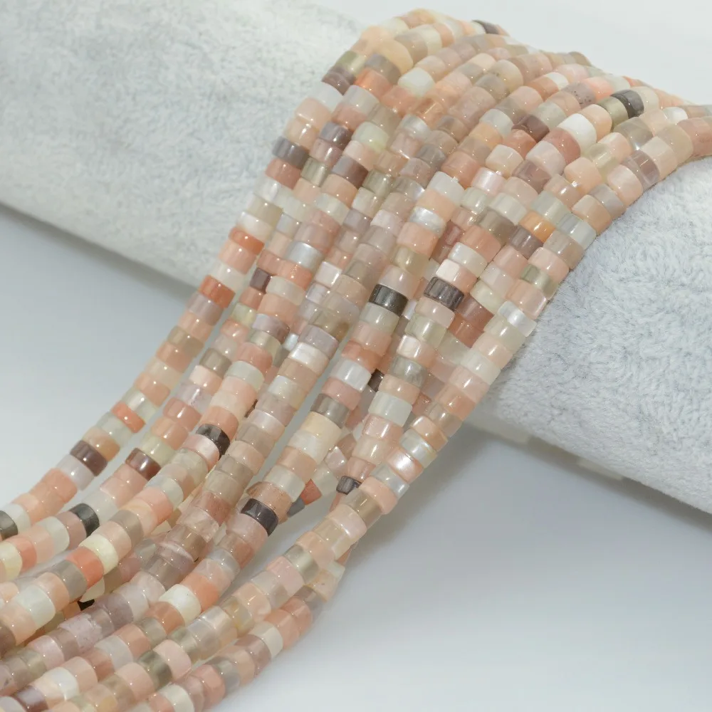 Бусины из лунного камня 6x3 мм|beads beads|beads colorfulbeads mix |
