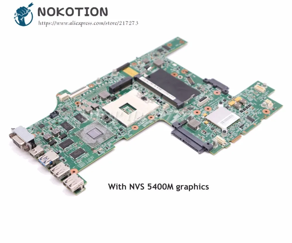 

NOKOTION 04Y2018 04Y2014 MAIN BOARD For Lenovo thinkpad L430 Laptop Motherboard HM77 DDR3 NVS 5400M 1GB graphics