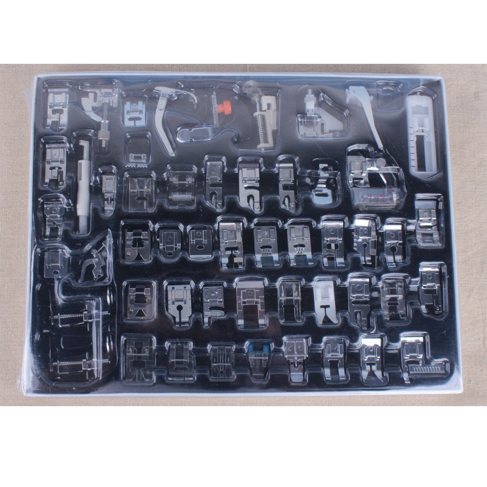 52 шт. набор прижимных лапок для швейной машинки Brother Singer Janome|sewing machine|foot feetdomestic sewing