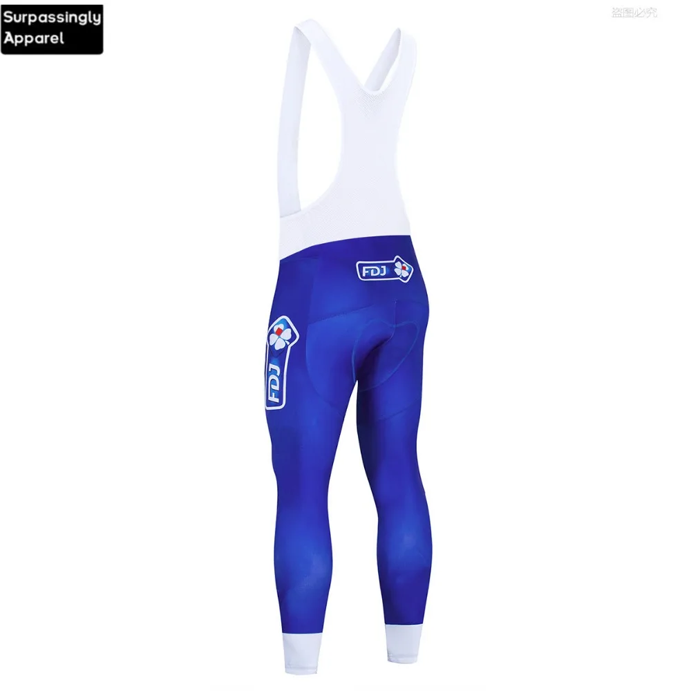 Мужские велосипедные комбинезоны с длинным рукавом FDJ Coolmax синие Mtb Ropa Ciclismo