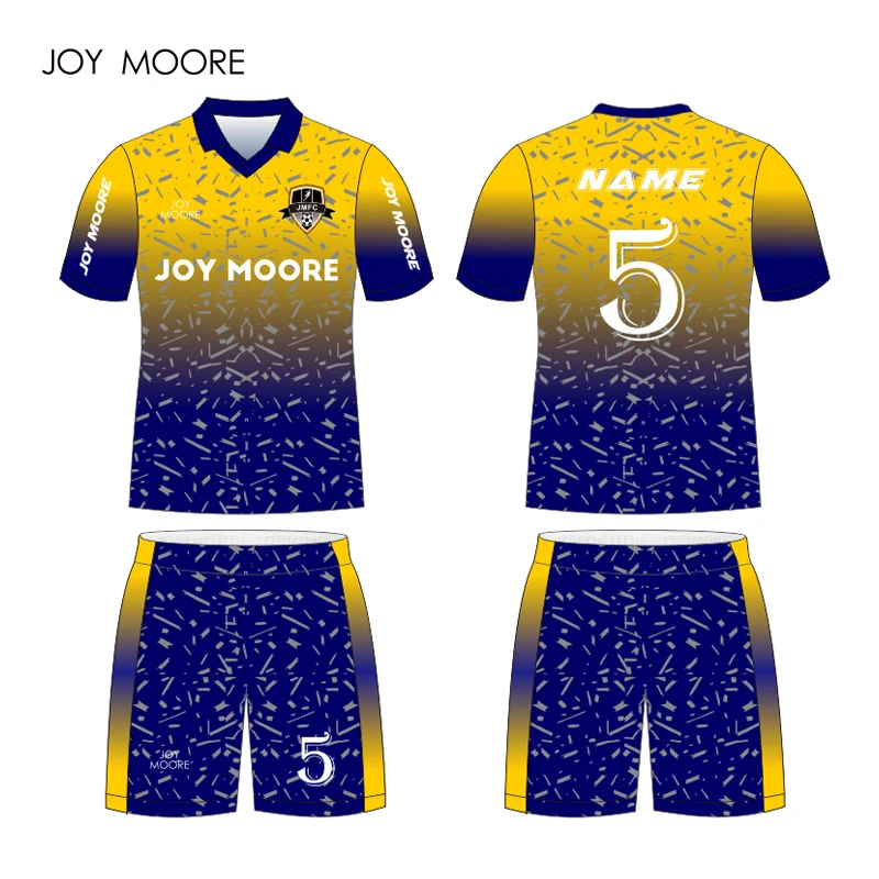 Пользовательские Ретро Футбол Джерси сублимационная печать шаблон сделать