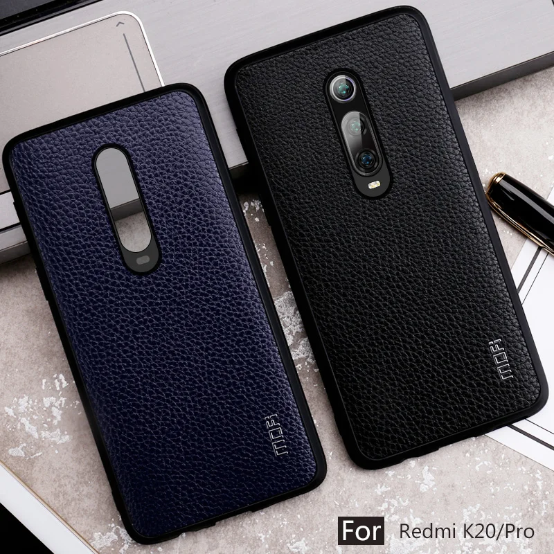 Чехол-накладка для Xiaomi Redmi K20 Pro из искусственной кожи коричневый красный черный |