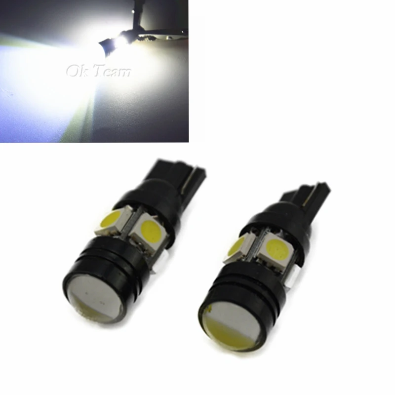 

2 шт., Автомобильные светодиодные лампы T10 LED W5W 12 В