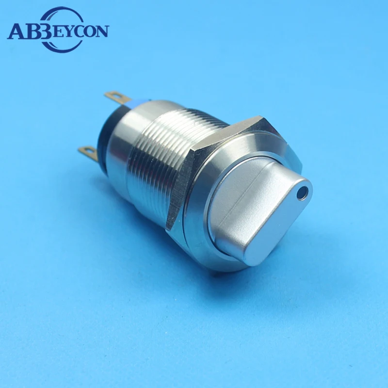 

19314 IP67 12 в водонепроницаемый поворотный кнопочный переключатель, 3-позиционный переключатель с подсветкой