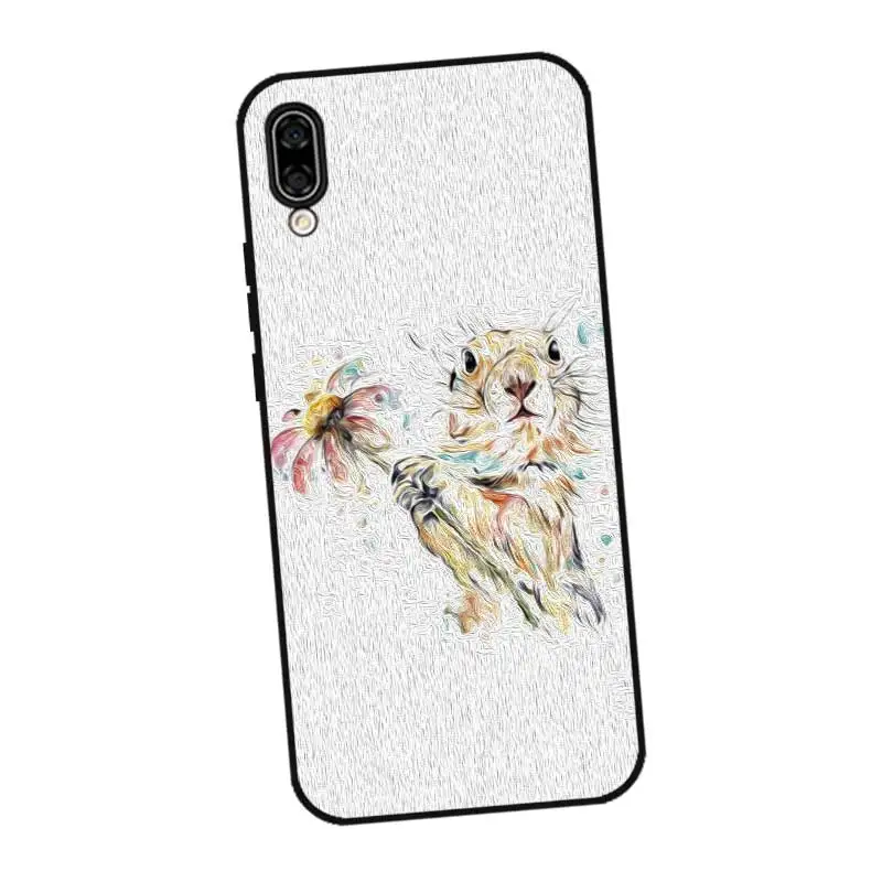 Черный силиконовый чехол N473 для huawei Honor 6A 6C 6X 7C 7X8 Lite Pro | Мобильные телефоны и