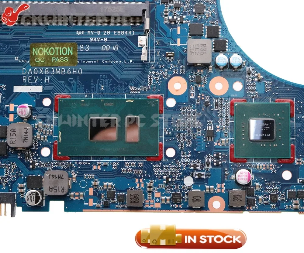 NOKOTION 907715-601 907715-001 DA0X83MB6H0 материнская плата для ноутбука HP 450 G4 основная SR2ZV I7-7500U CPU