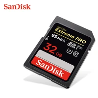original sandisk extreme pro sd card 64gb 32gb 16gb 128gb 256gb sdhc sdxc uhs i high speed memory card 633x class 10 95mbs