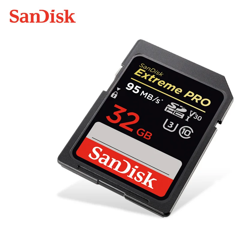 Оригинальный двойной флеш-накопитель SanDisk Extreme PRO SD card 64 ГБ 32 оперативной памяти 16