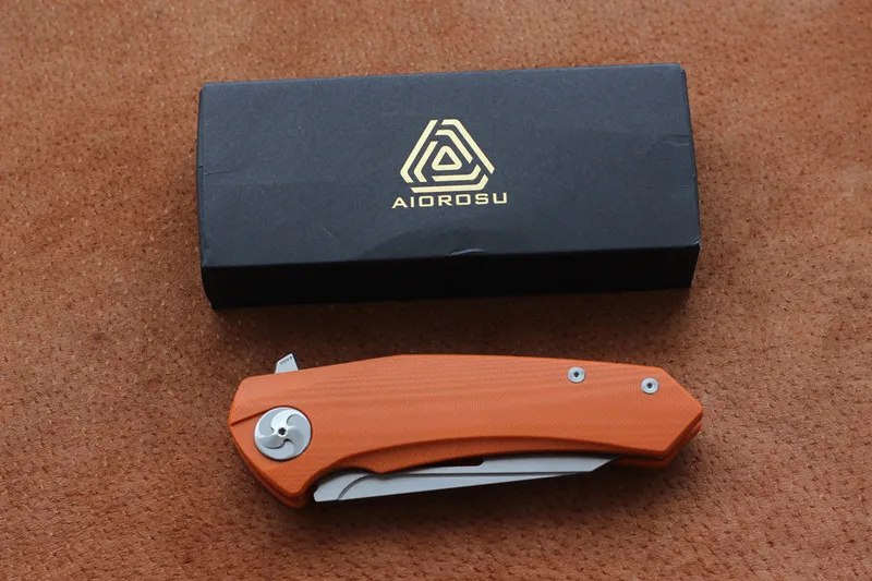 Нож MIKER AIOROSU Fengshen серии TORNADO Tornado 440C со стальным лезвием и рукояткой G10 для