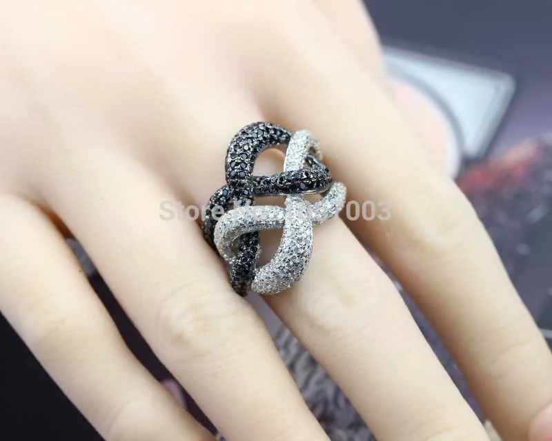 Hollow out clover Free Shipping court palace luxury 925 Sterling Silver Ring shine Fine fashion party wedding ring XA122 | Украшения и