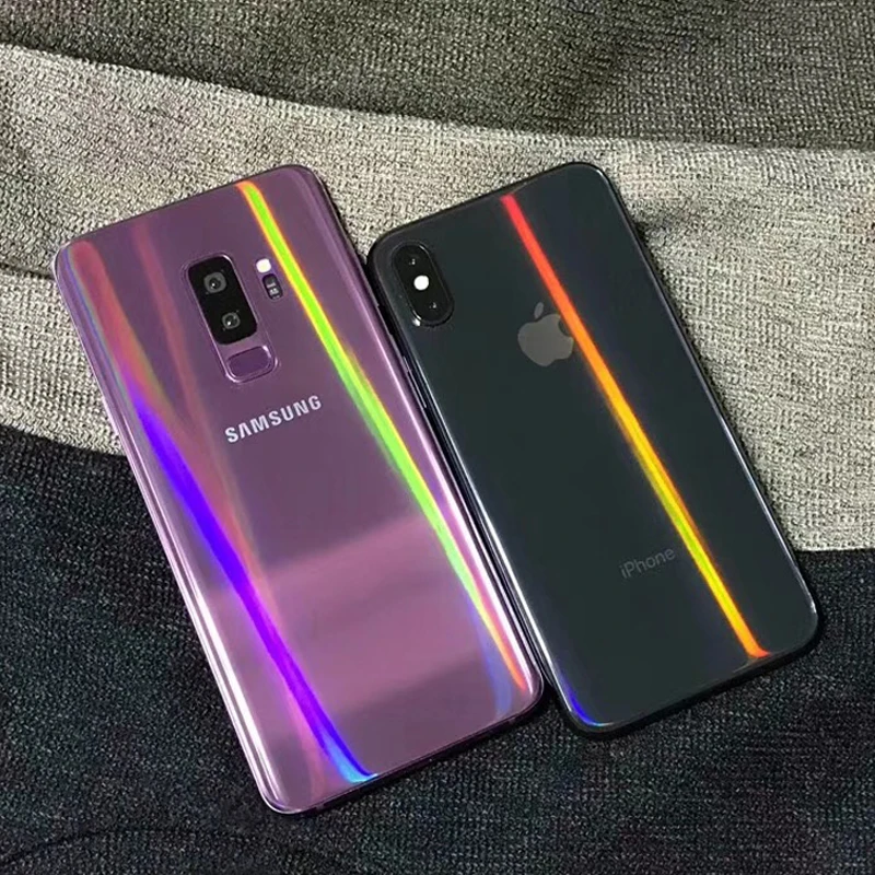 Akcoo Note 10 Plus aurora градиентная задняя пленка для samsung galaxy S8 S9 S10 Plus задняя защитная пленка для Note 8 9