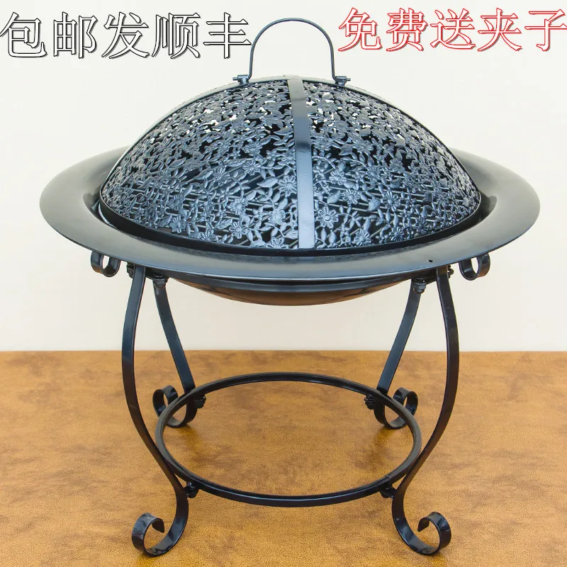 XXXG Корейская железная печь зимой для барбекю в помещении и на открытом воздухе