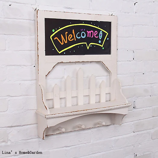 Потертая шикарная деревянная полка для доски ручной работы|wood decorative shelf|decorative wood