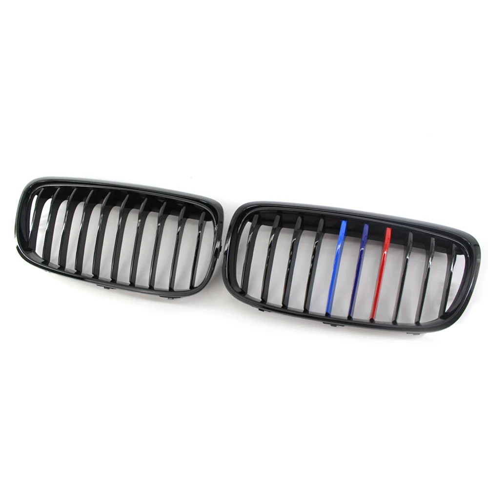 For BMW 2-Series F45 F46 Front Kidney Grille 220i 228i 2014-2018 Gloss Black M-Color | Автомобили и мотоциклы