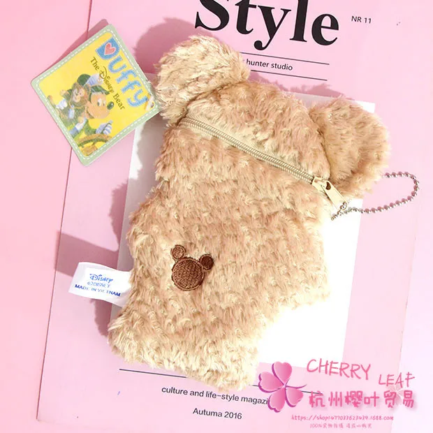 IVYYE Duffy Shelliemay аниме плюшевый Кошелек для монет Мультяшные мягкие кошельки для мелочи кошелек для денег карты сумки для ключей подарки для детей