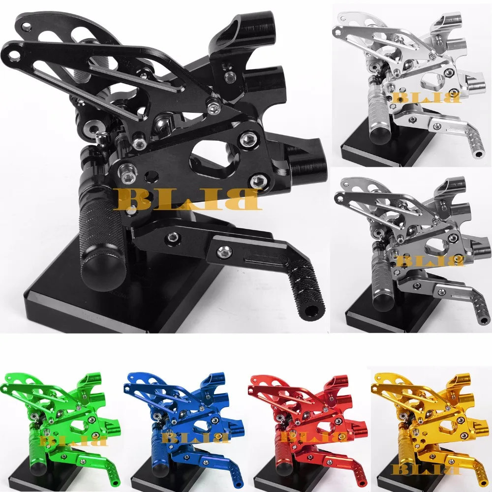 8 Colors For Kawasaki ZX14RZ ZZR1400 2006-2015 ZX14R ABS 2012-2016 CNC Rearsets Rear Set Motorcycle Footrest Hot Moto Foot Pegs |