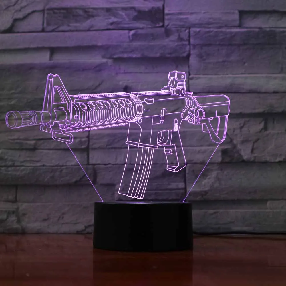 Фантастическая 3D визуальная настольная лампа Художественная Скульптура