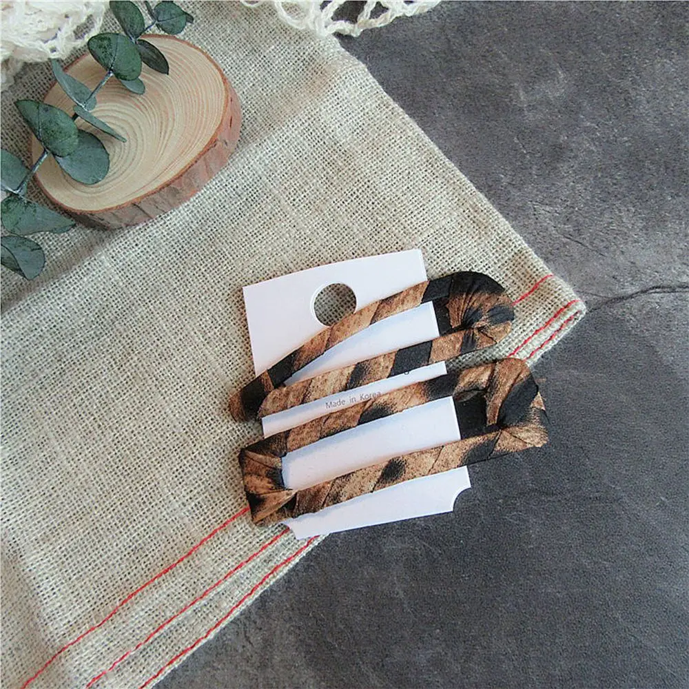 Модный Леопардовый набор из 2 шт. заколки для волос девочек заколка зажим