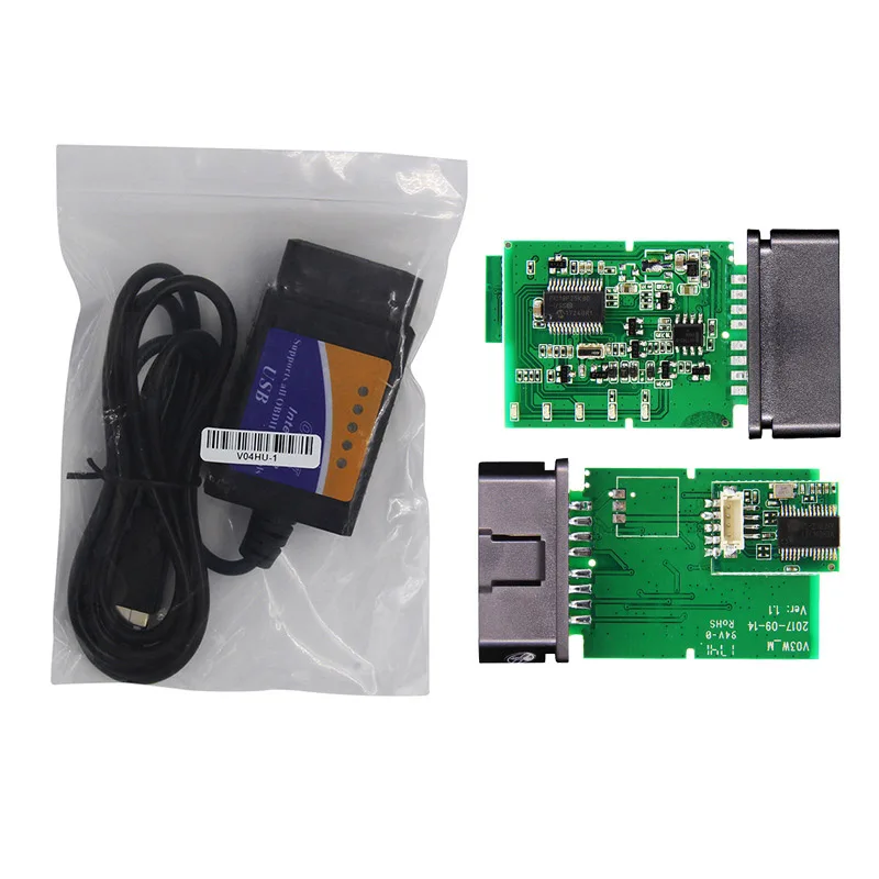 Elm327 USB OBD2 диагностический сканер для автомобилей 1 5 реальное оборудование Elm 327 V1.5