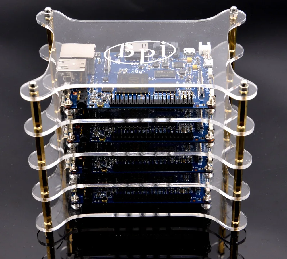 Новинка высокое качество четырёхслойная фотовспышка/коробка совместимая с Banana Pi