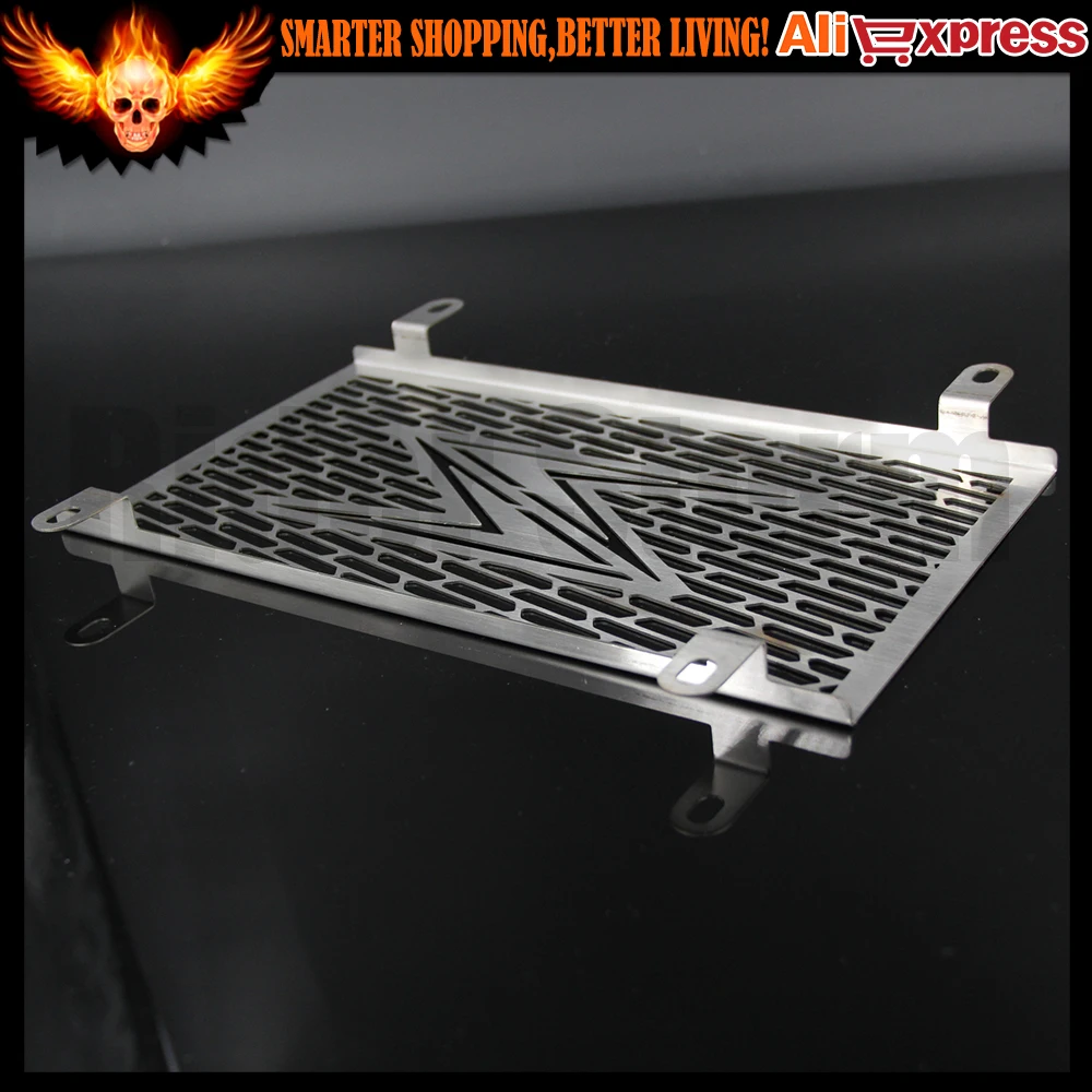

For Kawasaki Z300 Z250 (Compatible ABS) 2013-2016 2015 Stainless Steel Motorcycle Radiator Grille Guard Cover Protector