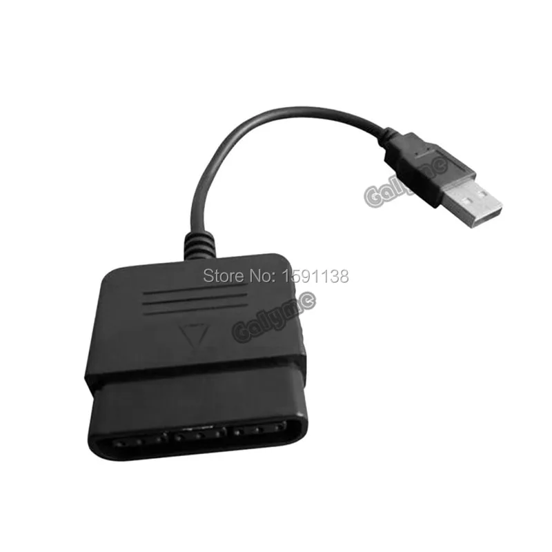 Новое поступление черный USB кабель конвертер для игрового контроллера PS2 PS3 ПК