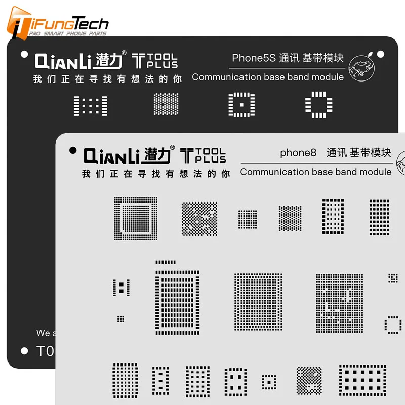 BGA реболлинговый трафарет с прямым нагревом жестяной для iPhone i5-i8 модуль базовой