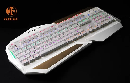 Все новые Bazalias Шмель RGB подсветкой USB проводной Механическая игровая клавиатура с