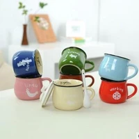 1pcs big belly milk cups office afternoon tea coffee mugs creative ceramic cups leisure bar supplies glazed mugs